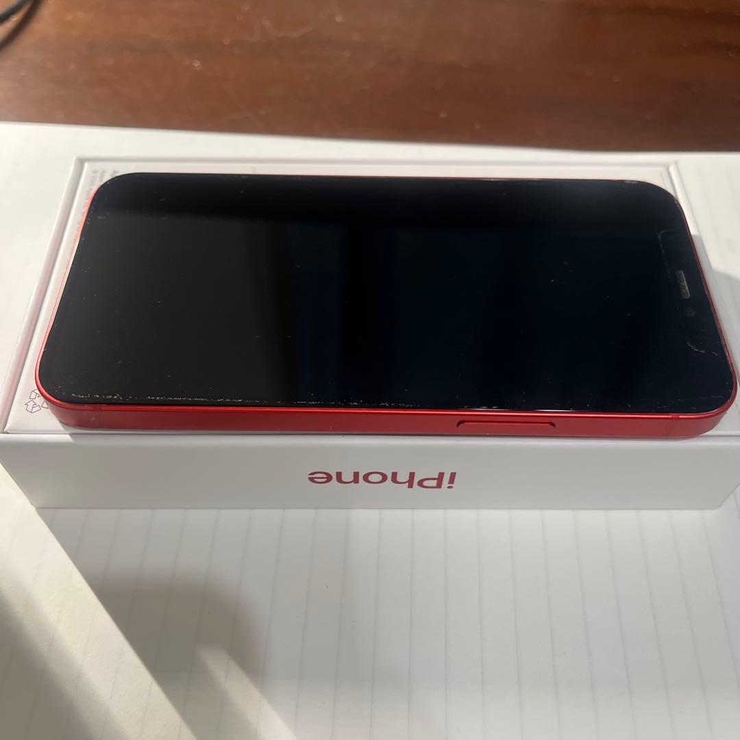 ジャンク品　Apple iPhone 12 mini red