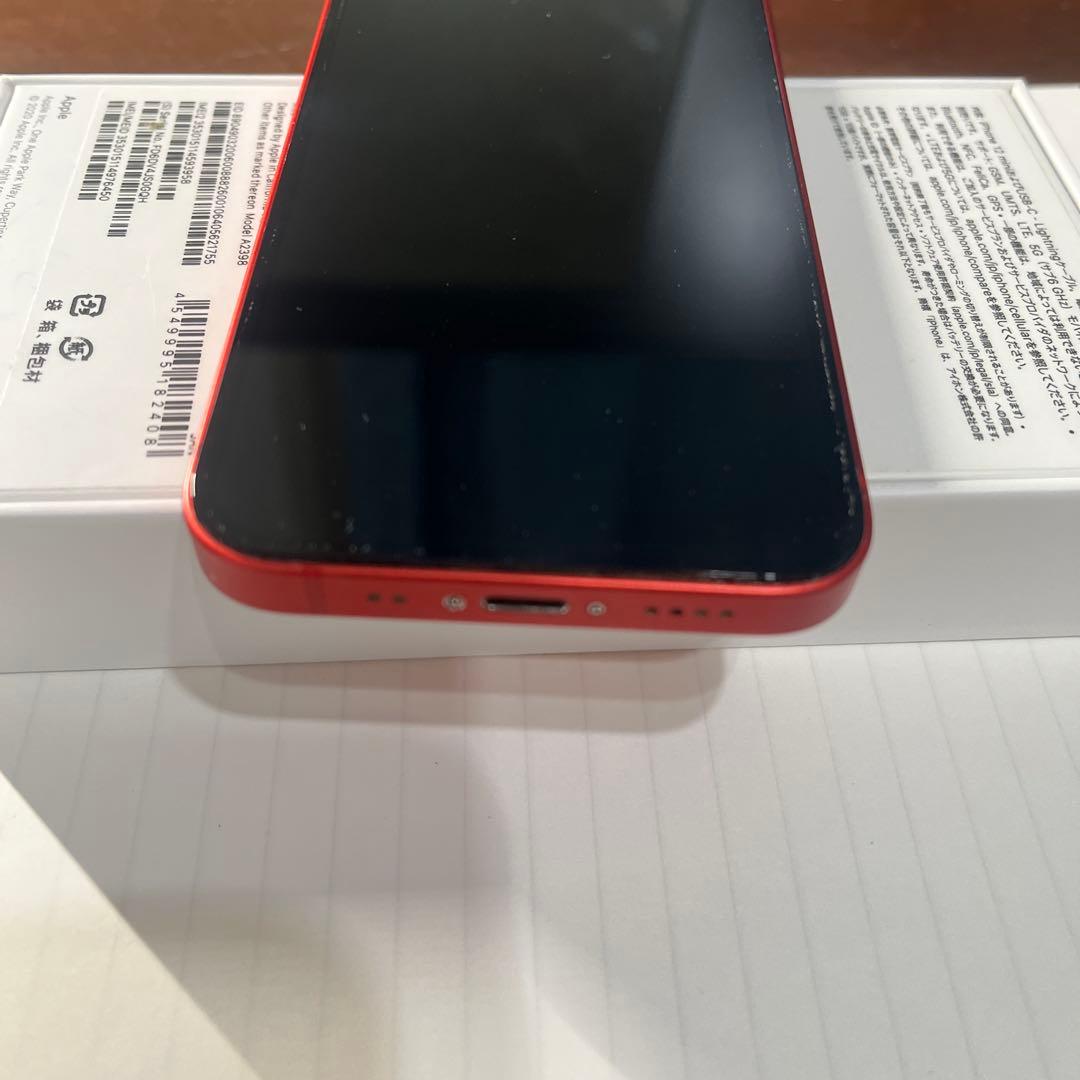 ジャンク品　Apple iPhone 12 mini red