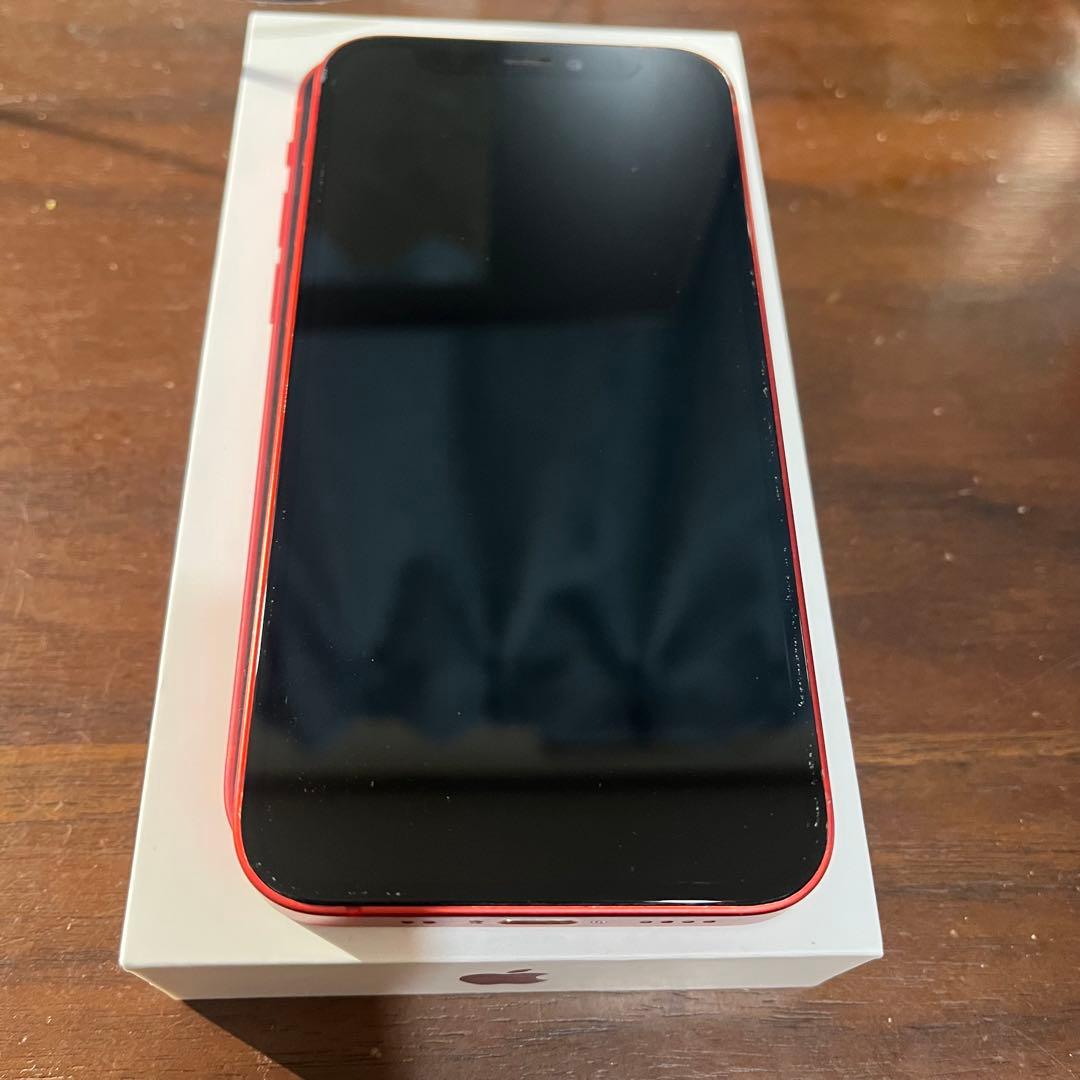 ジャンク品　Apple iPhone 12 mini red