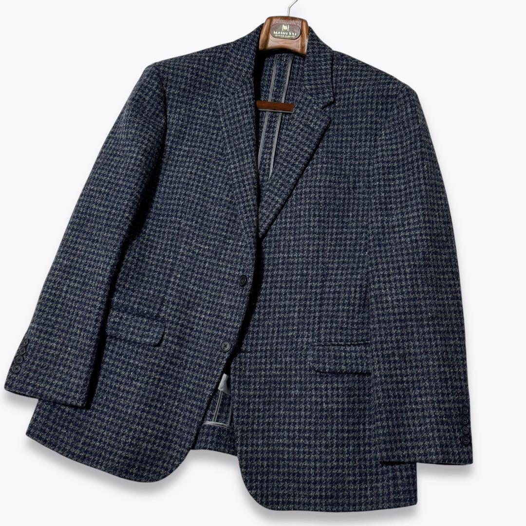 【お値下げ】ブルックスブラザーズ ハリスツイード 千鳥 ネイビージャケット