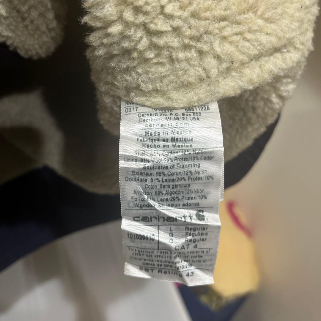 【ニック】Carhartt ダック　ベスト　ネイビー メキシコ製