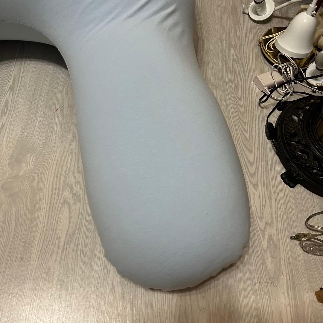 【良品】Yogibo サポート グレー　support U字型