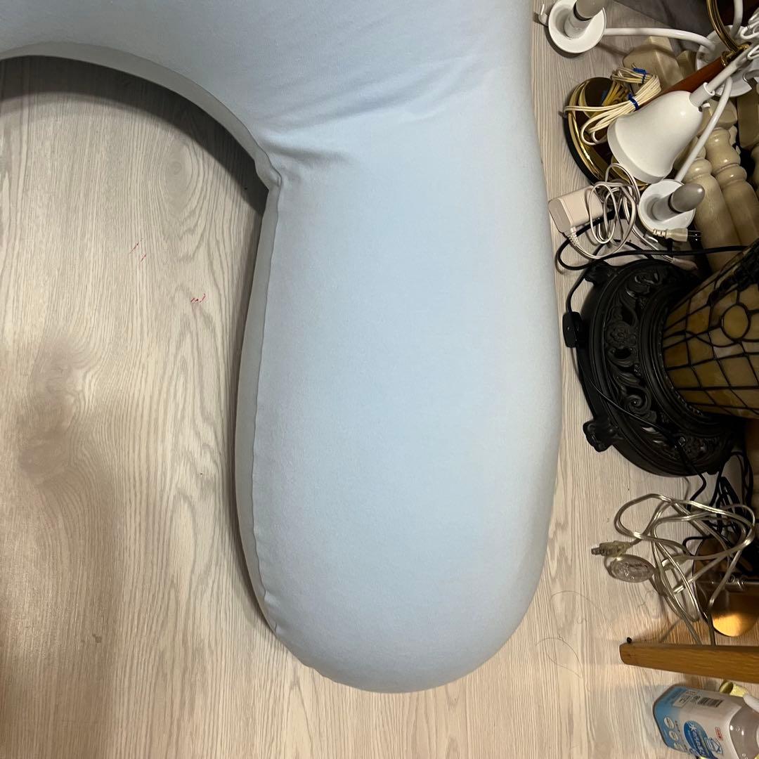 【良品】Yogibo サポート グレー　support U字型