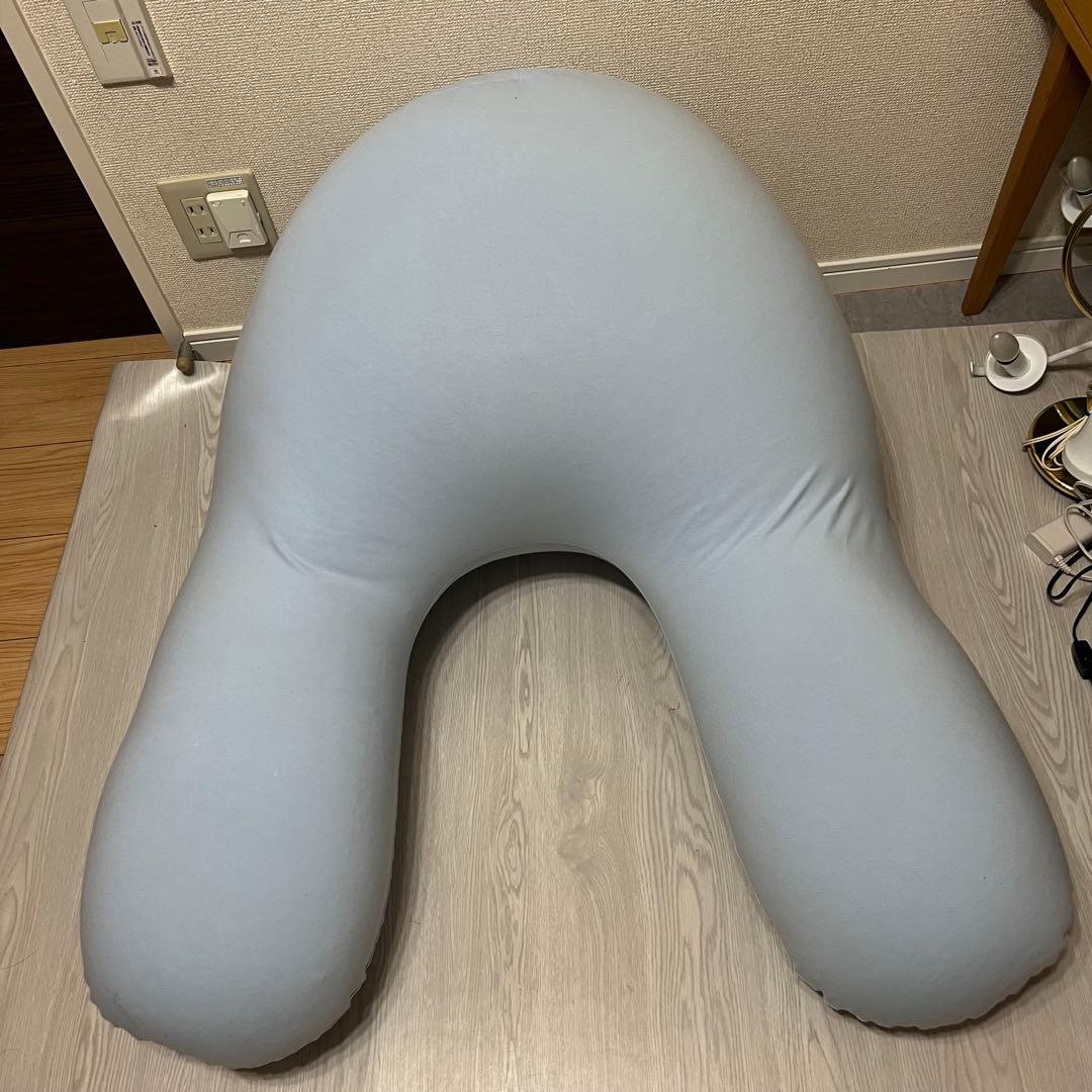【良品】Yogibo サポート グレー　support U字型