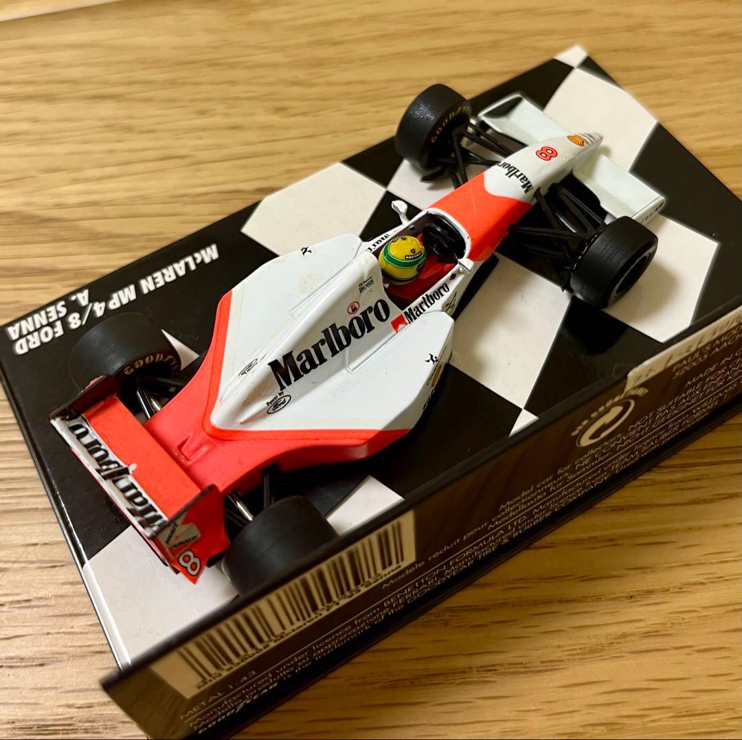 ミニチャンプス F1 マクラーレン MP4/8 A.セナ 1/43 マルボロ仕様