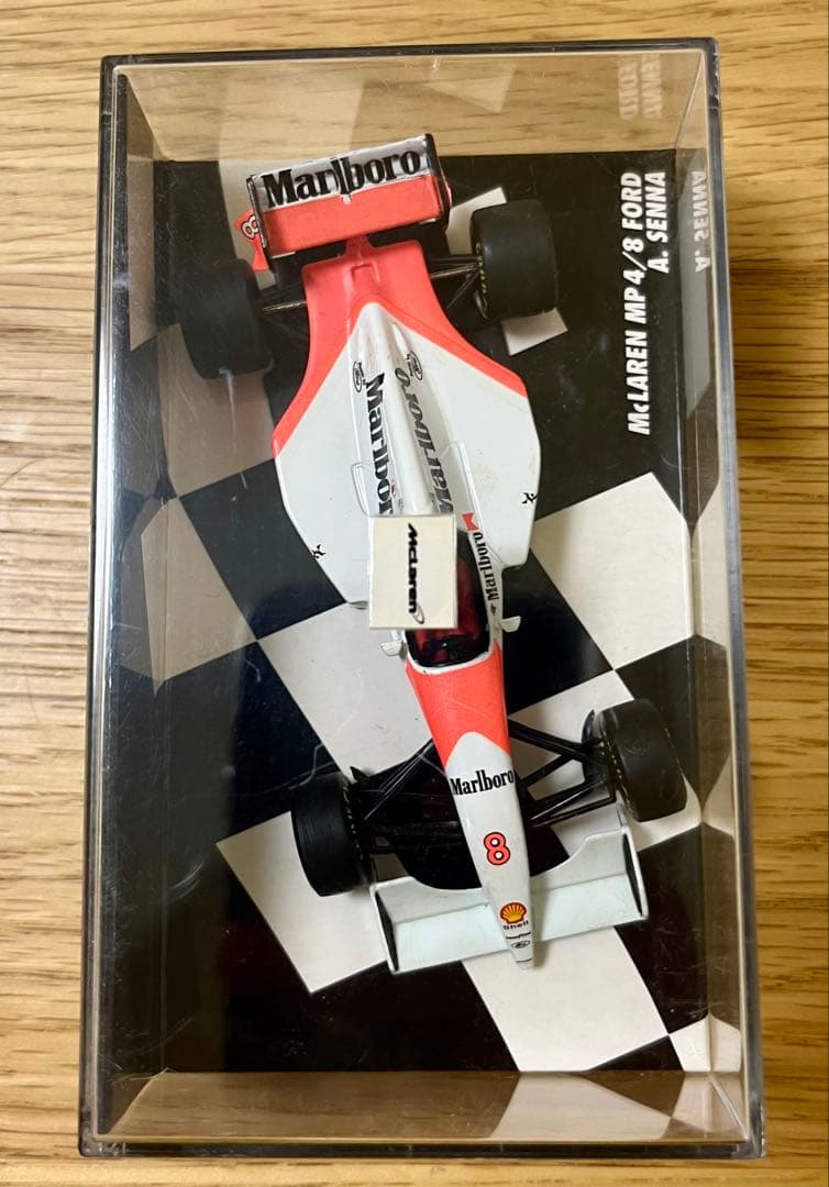 ミニチャンプス F1 マクラーレン MP4/8 A.セナ 1/43 マルボロ仕様