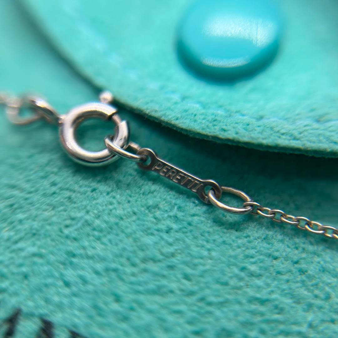 美品 ティファニー ネックレス ビーン エルサペレッティ シルバー 925