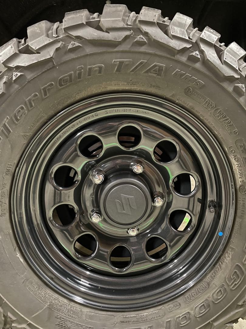 ①ジムニーシエラ 純正15インチホイール グッドリッチ　215/75R15