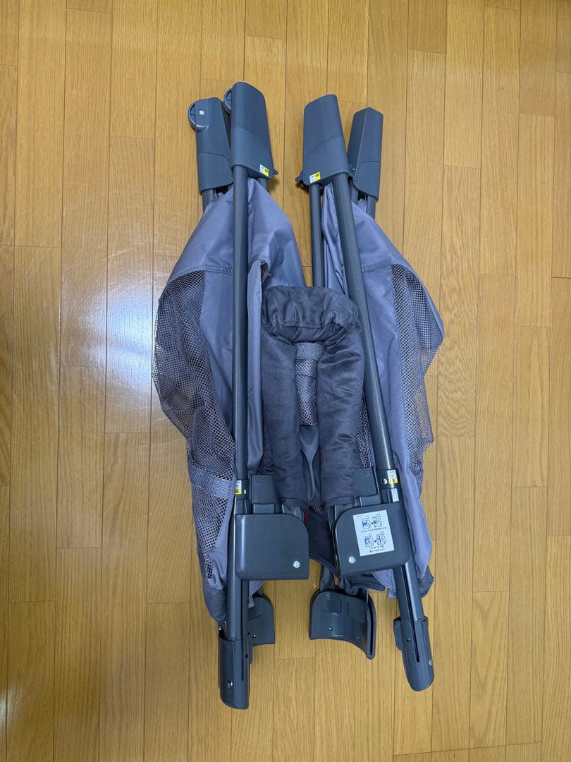 Aprica アップリカ ココネル エアープラスAB グレー ベビーベッド　美品