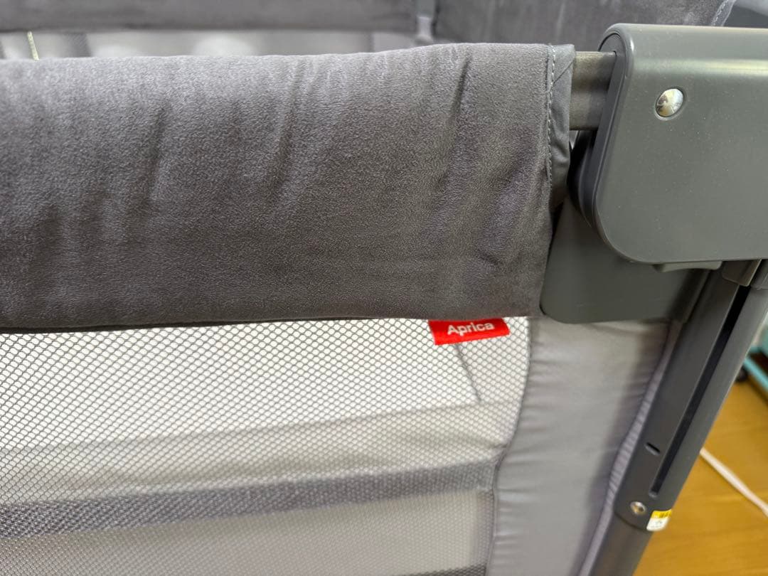 Aprica アップリカ ココネル エアープラスAB グレー ベビーベッド　美品