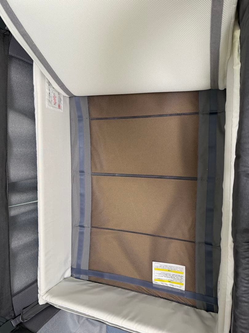 Aprica アップリカ ココネル エアープラスAB グレー ベビーベッド　美品