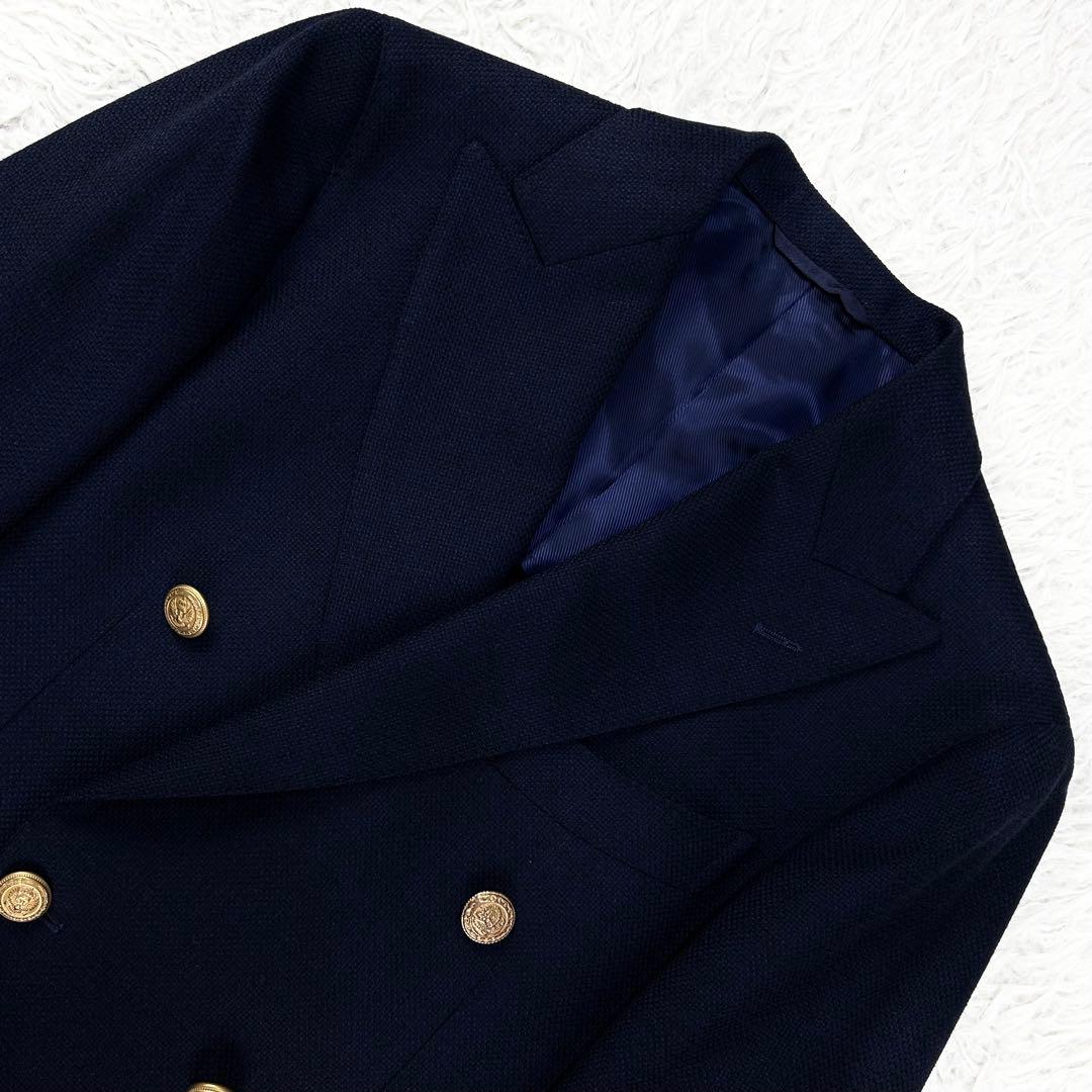 未使用級 COMERO ホップサック 金ボタン ビームスエフ ダブルブレザー