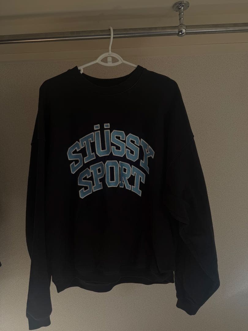 Stüssy SPORT ブラック スウェット