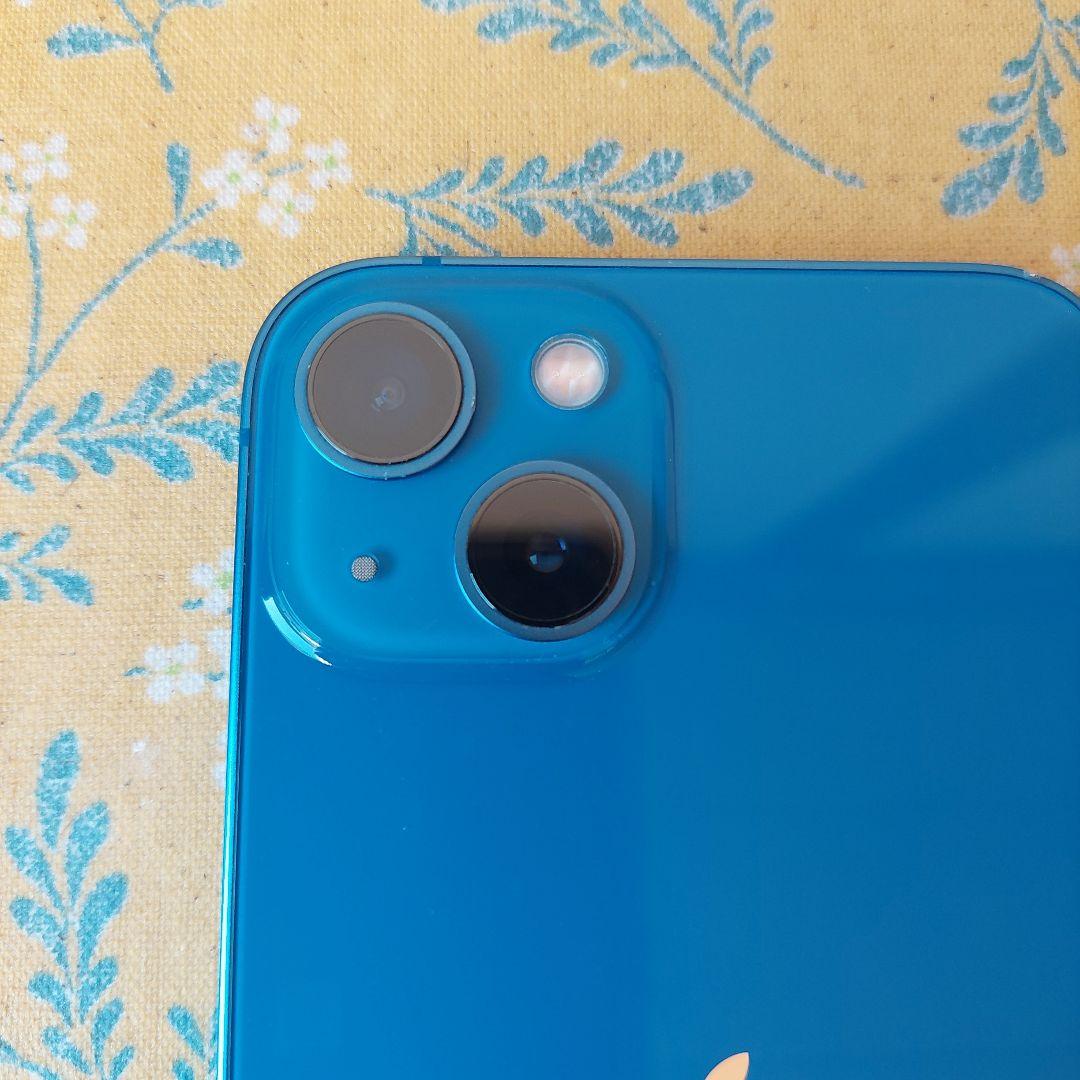 Apple iPhone 13 本体 ブルー　128GB　iFaceケース付き