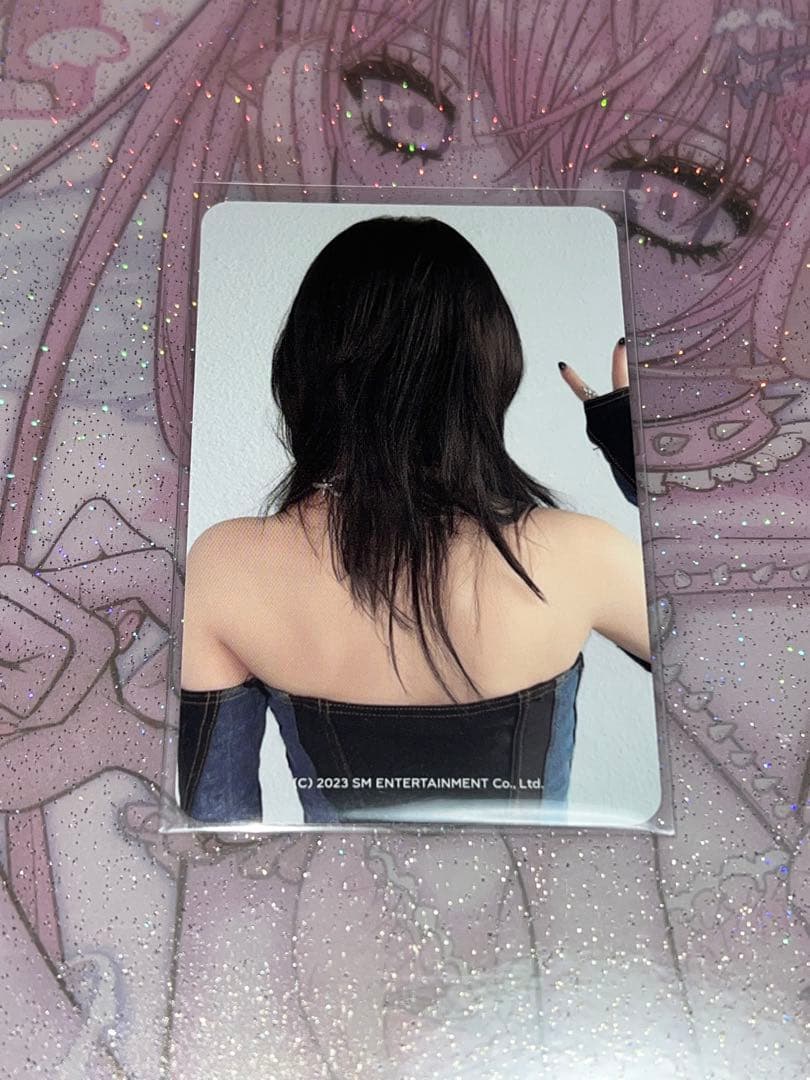 aespa カリナ トレカ pink christmas アクリルスタンド