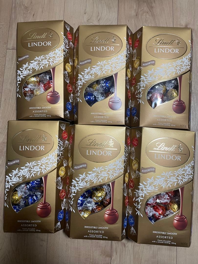 リンツ リンドール 4種アソート 600g 6箱セット