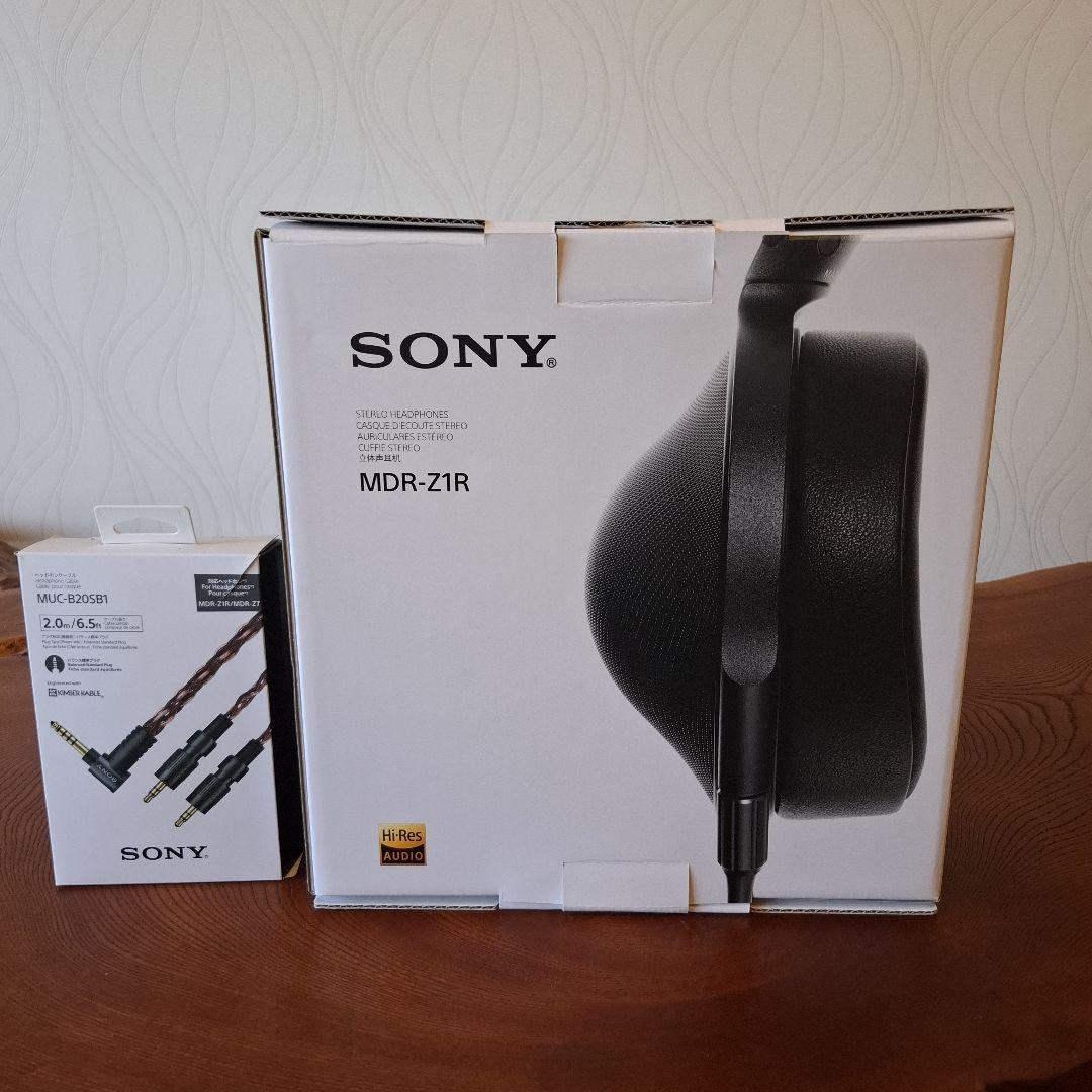 ソニーヘッドホンMDR-Z1R +キンバーケーブル新品同様!世界の名機!