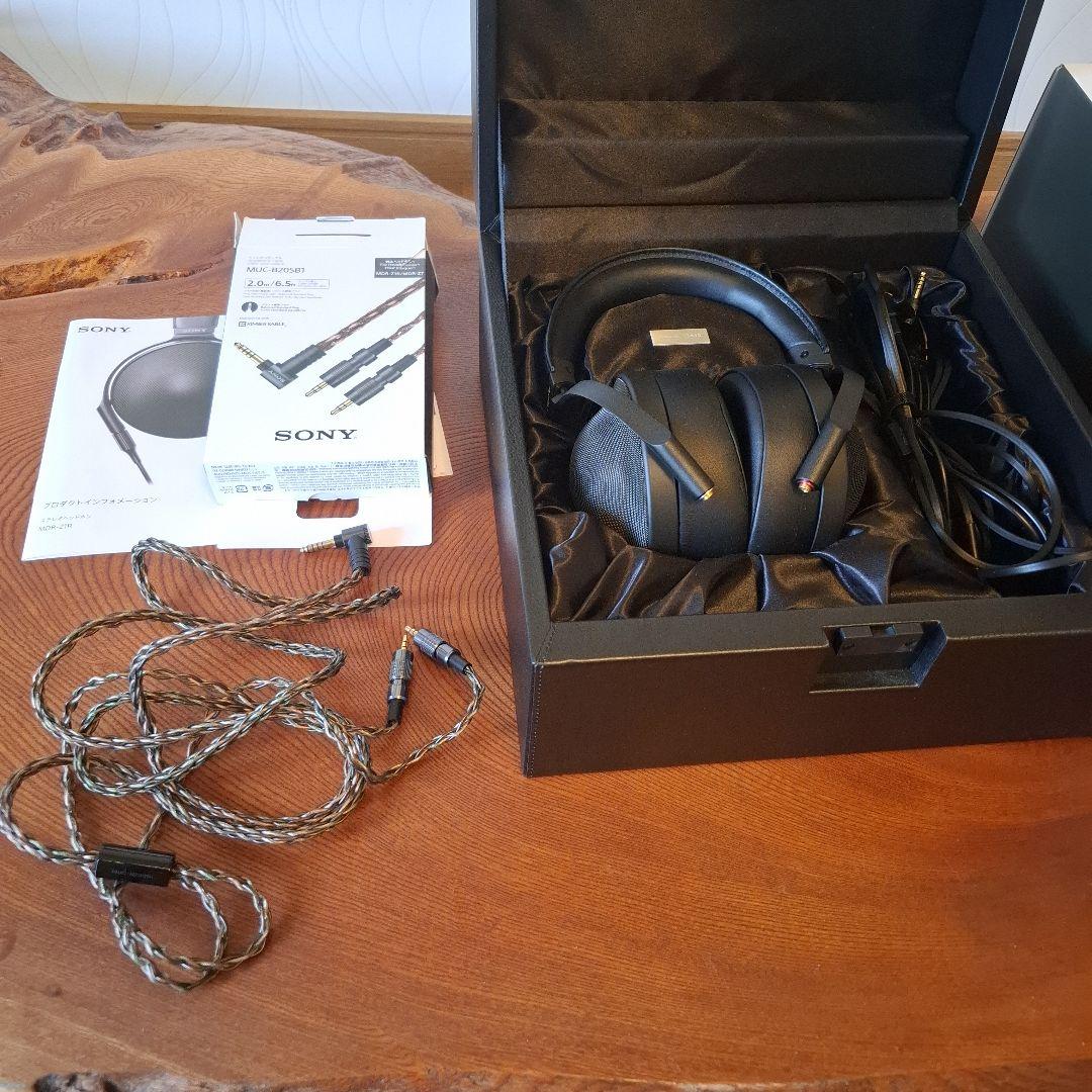 ソニーヘッドホンMDR-Z1R +キンバーケーブル新品同様!世界の名機!