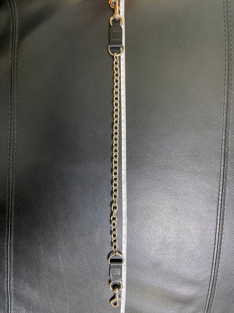 GUCCI ウォレットチェーン シルバー ブラック✨週末セール