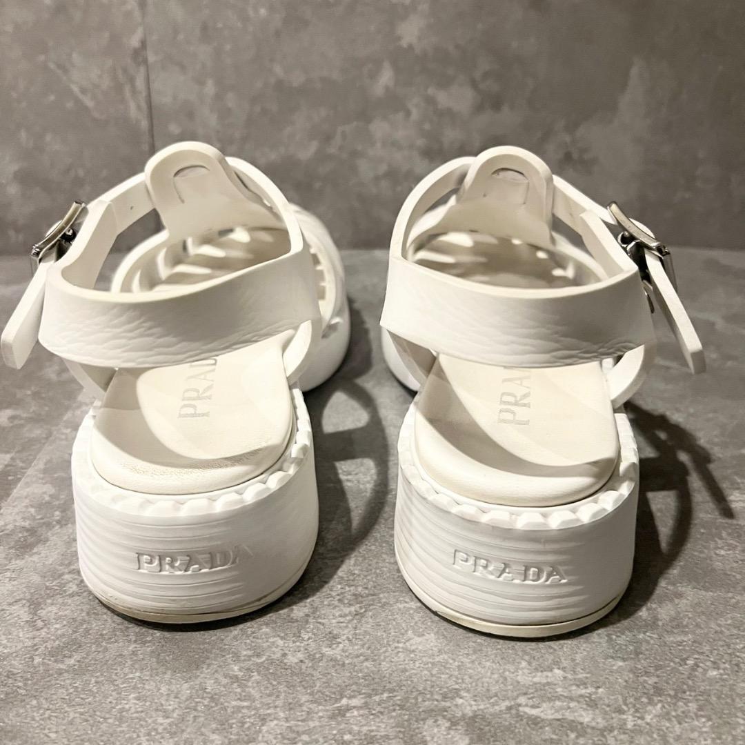 ⭐️美品⭐️ プラダ トライアングルロゴ ラバー フィッシャーマンサンダル