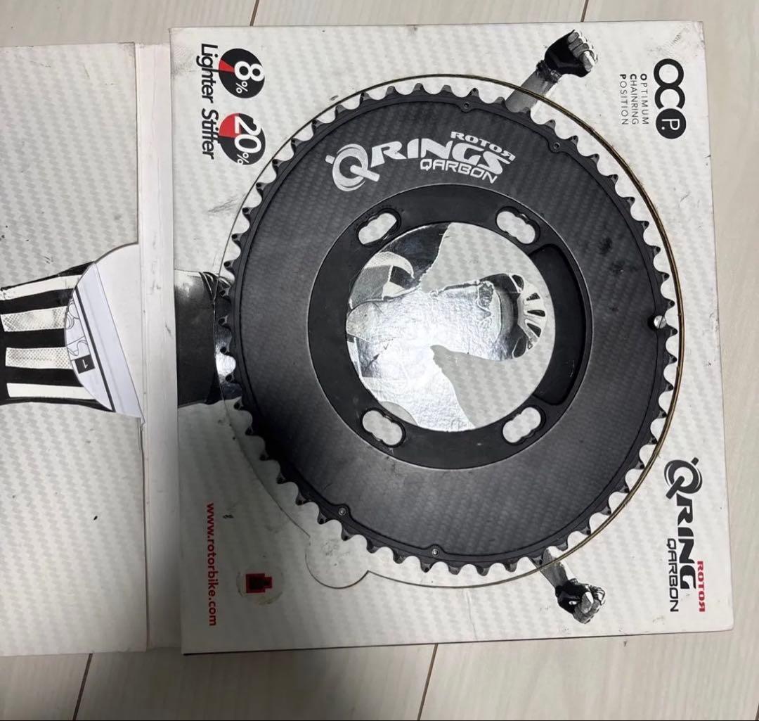【2月8日午後6時時迄価格】美品 Rotor Qarbon 53-38t