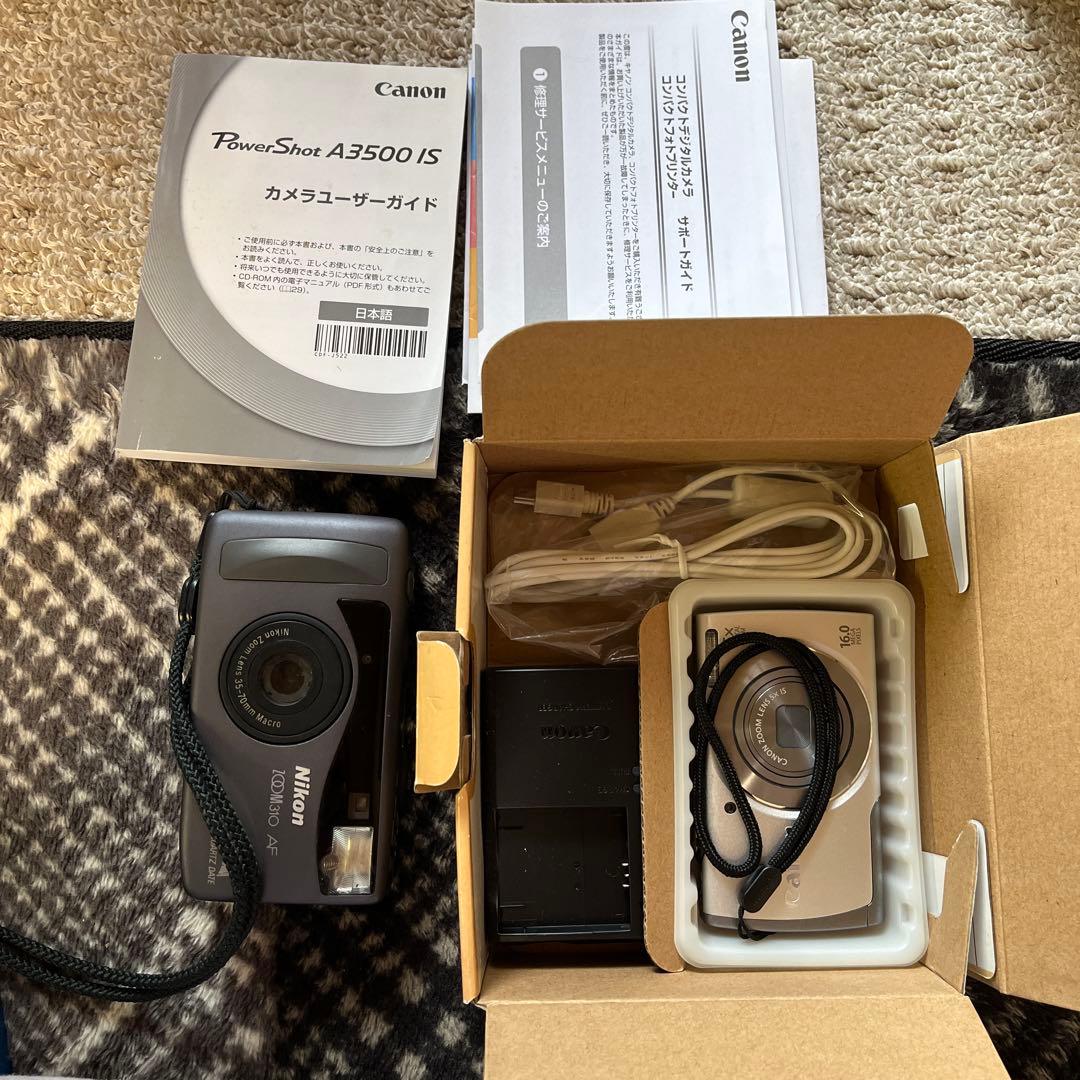 1/4まで Canon PowerShot A3500 IS 新品＋Nikon