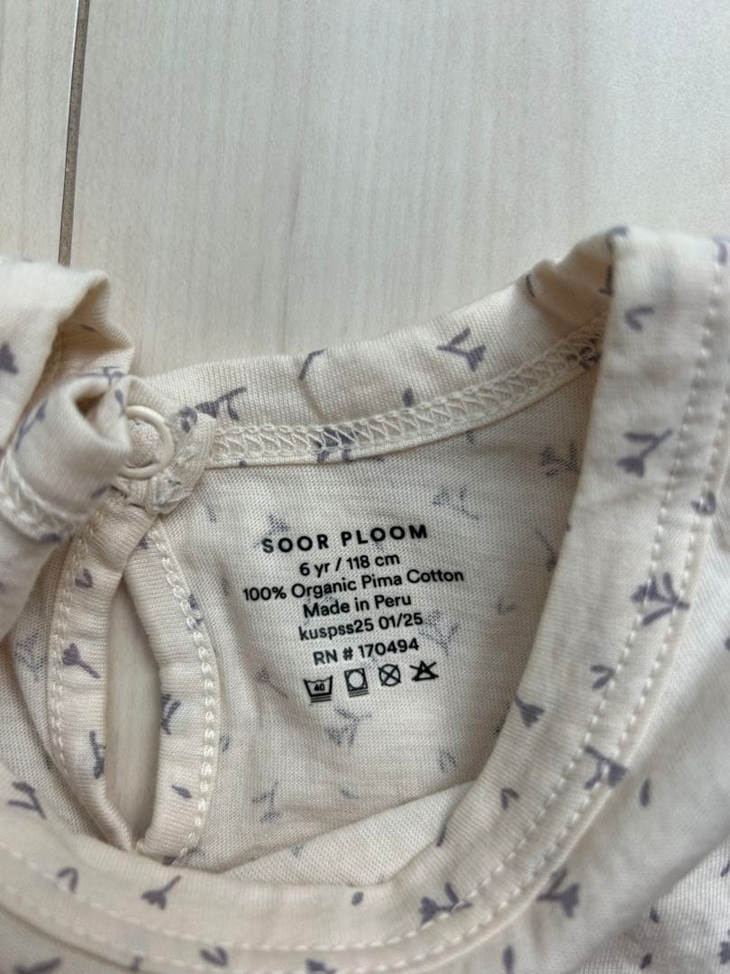 【soor ploom】Cotton Angel Tee 6Y