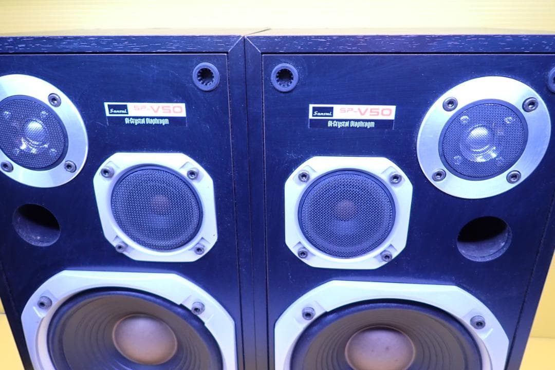 bdm1133#SANSUI スピーカー SP- V50 2個セット 動作品