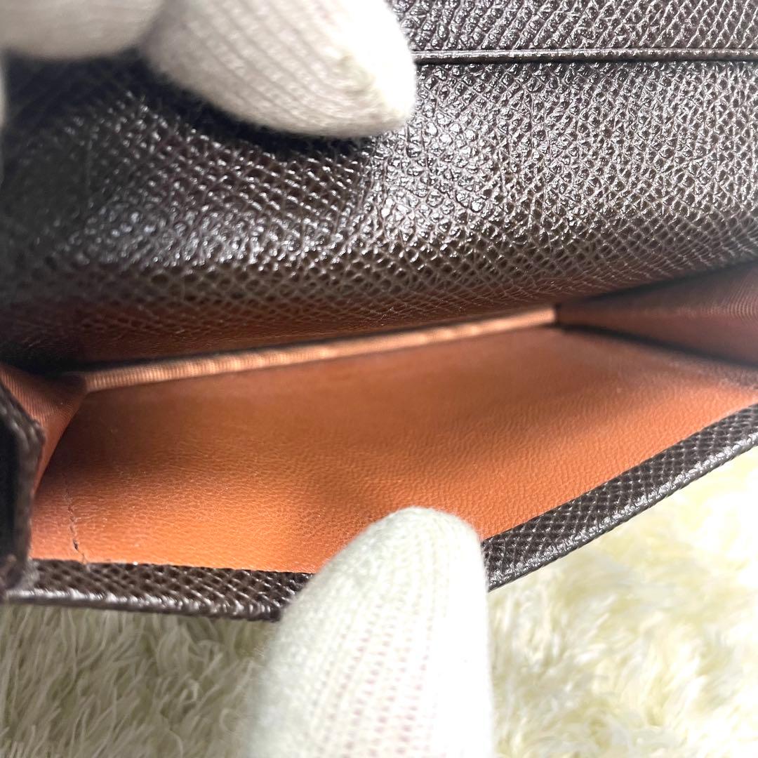 美品 ブルガリ 名刺入れ サフィアーノ ビーゼロワン サークルロゴ ブラウン