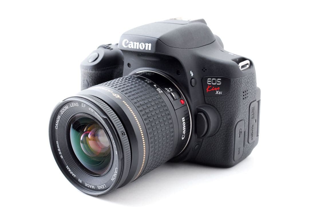Wi-Fi/動画/保証/ canon kiss x8i標準レンズセット