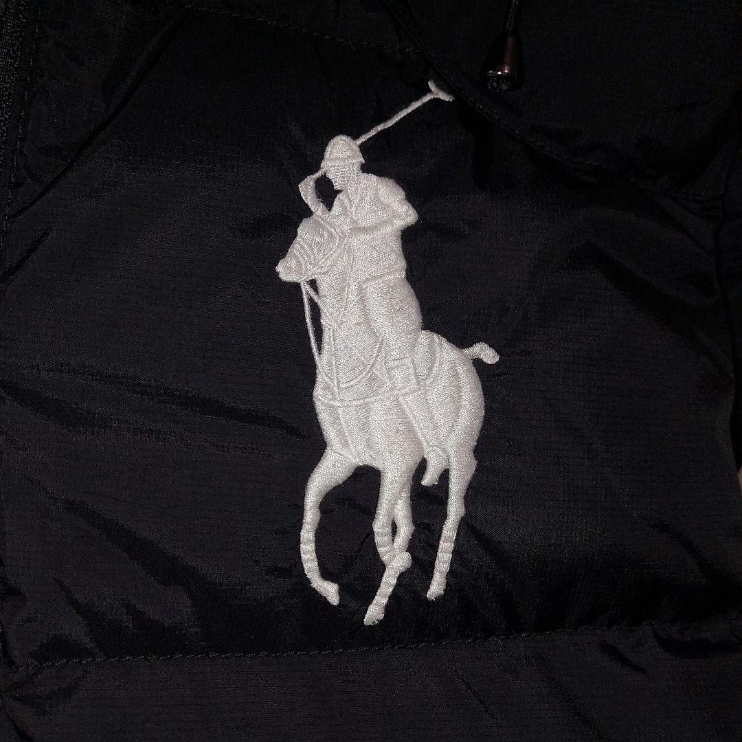 Polo Ralph Lauren ダウンベスト ビッグポニー 黒 Sサイズ