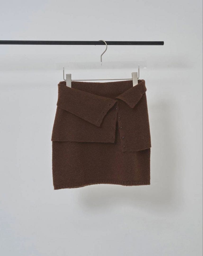 TODAYFUL ブラウンニットタイトスカート