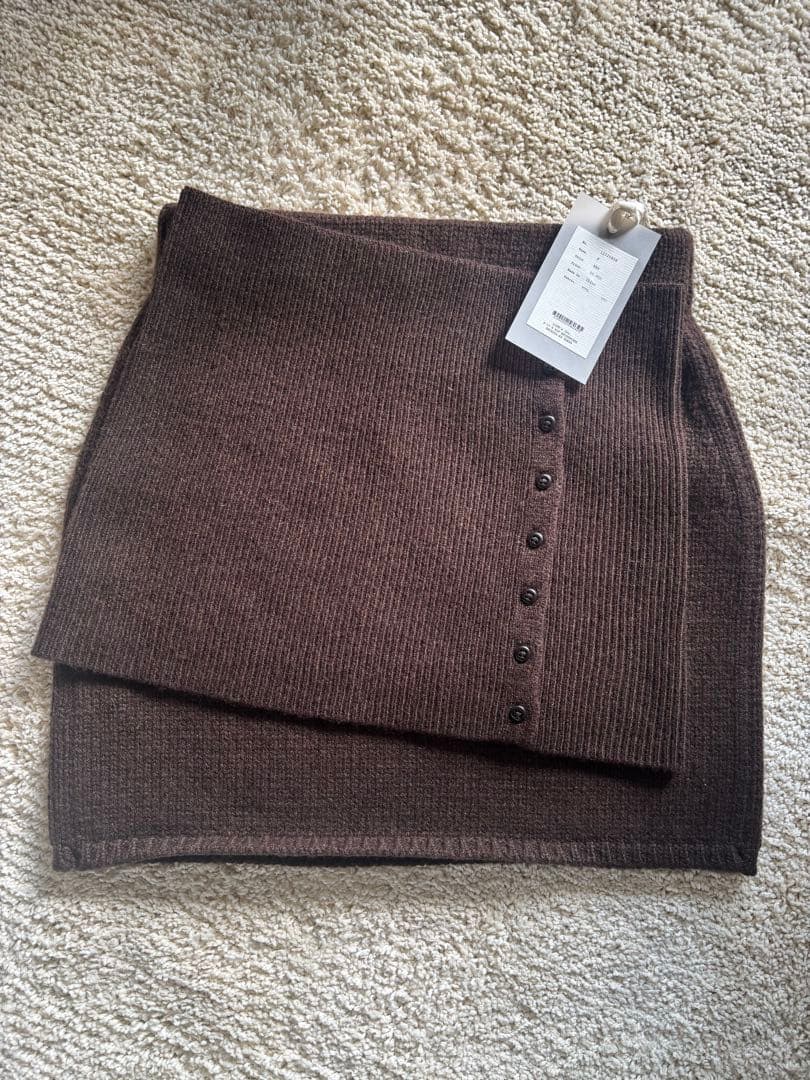 TODAYFUL ブラウンニットタイトスカート