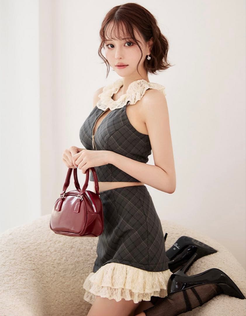 sugar ローブドブルール　キャバドレス　ミニドレス