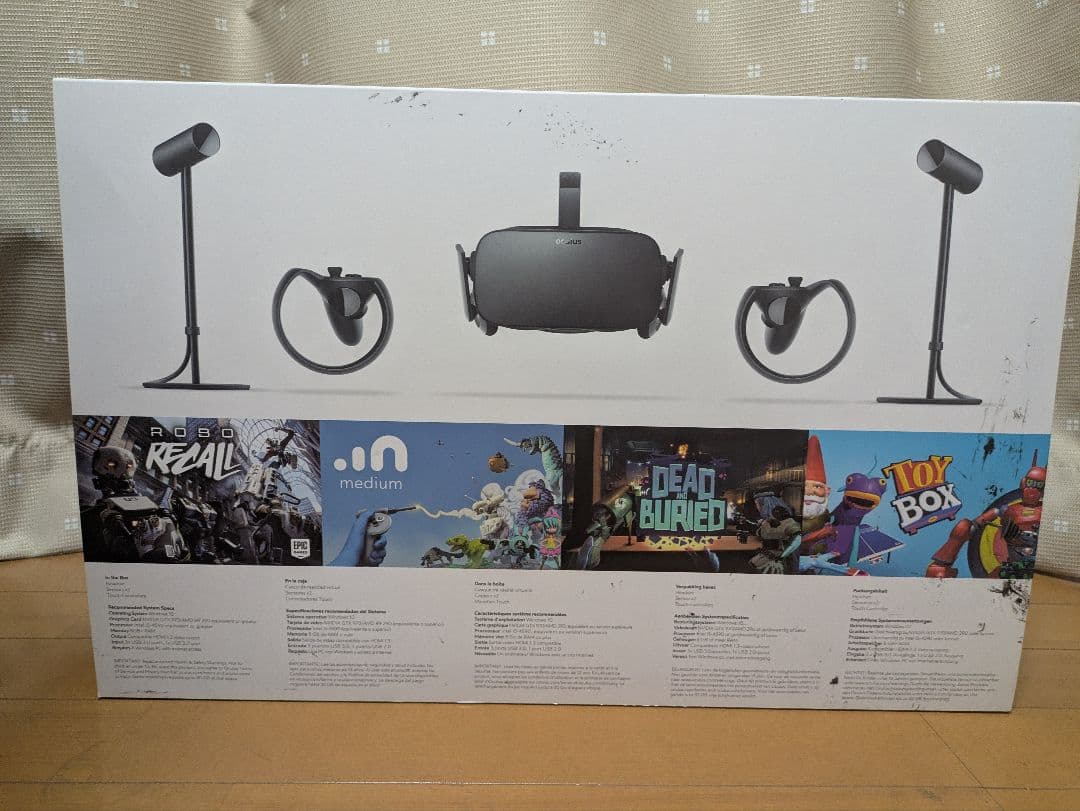  Rift VRヘッドセット コントローラー付き