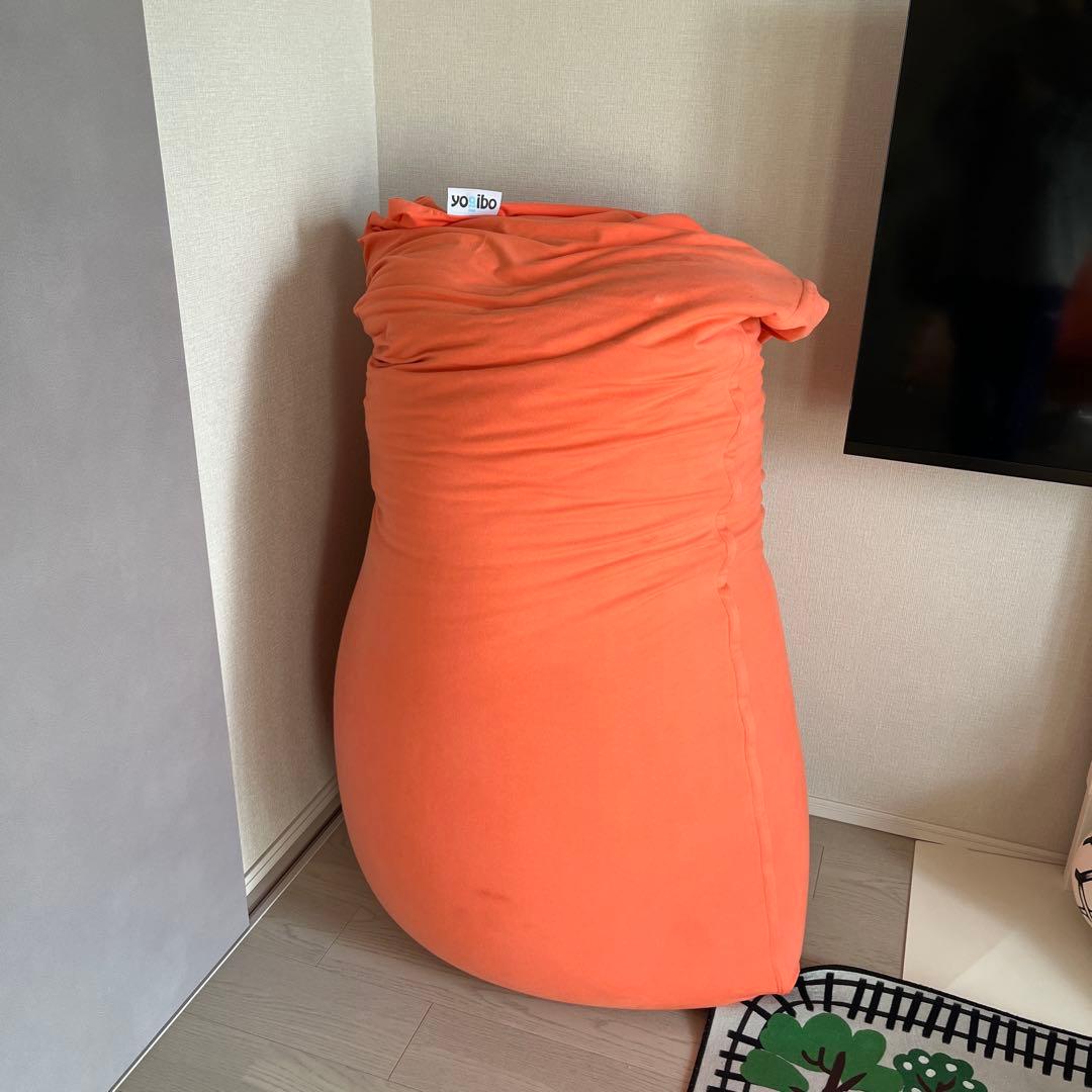 Yogibo Max ヨギボーマックスオレンジ ビーズクッション