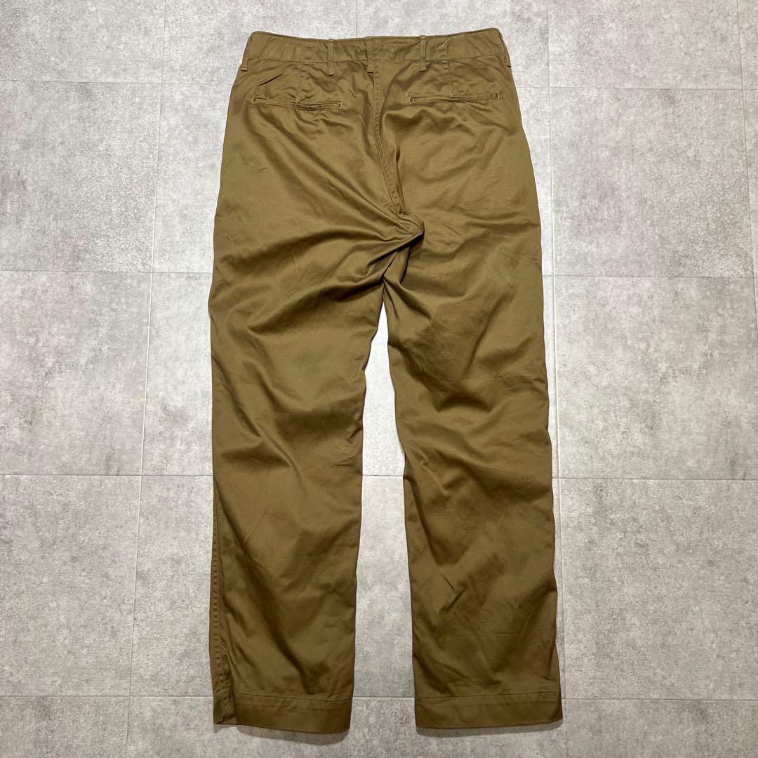 Workers Officer Trousers　チノパン　カーキブラウン　32