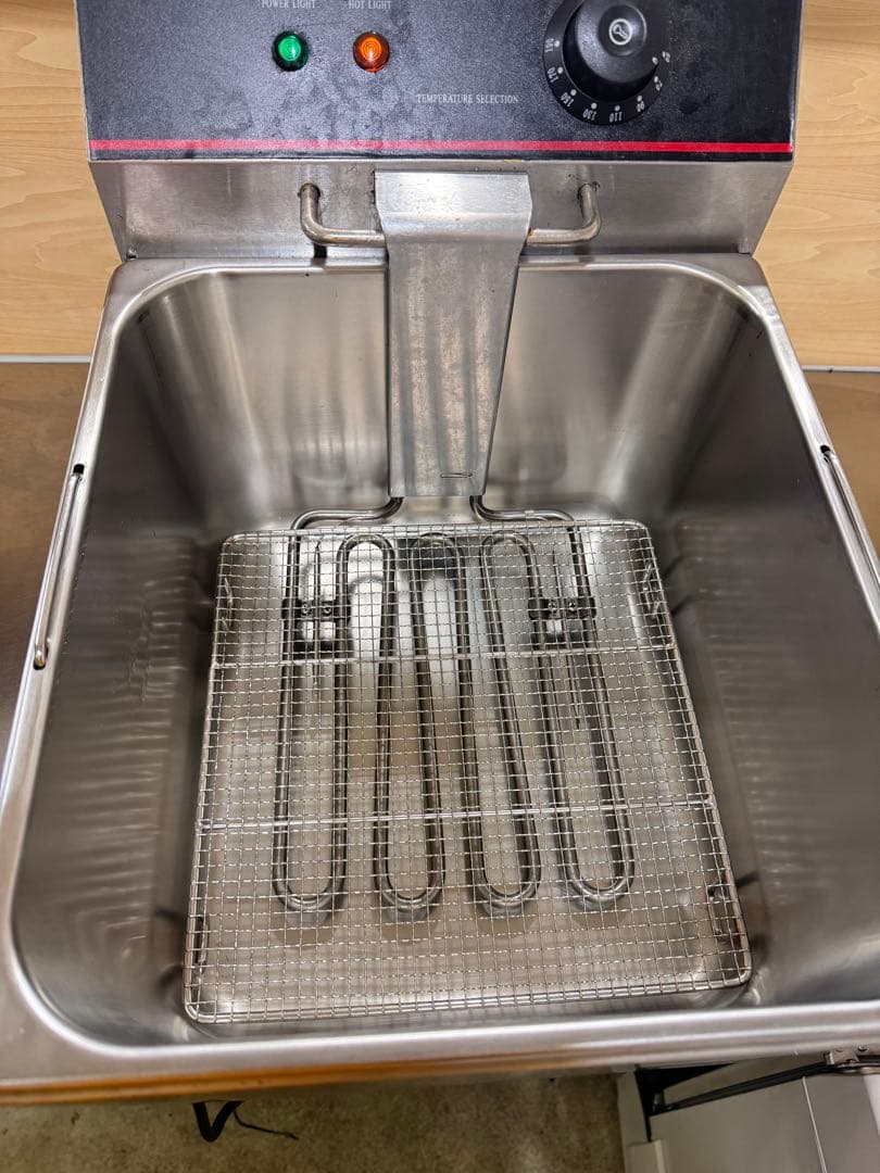 電気フライヤー ステンレススチール