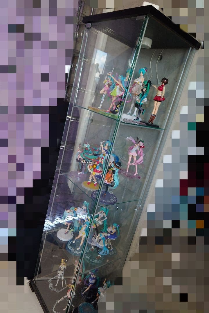 【超格安】ガラスフィギュアケース【引越し間近】デトルフ IKEA