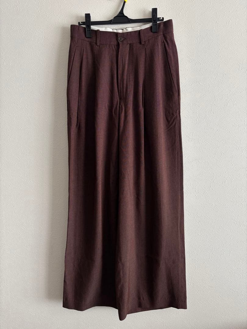 【未使用】HED MAYNER タックワイドパンツ