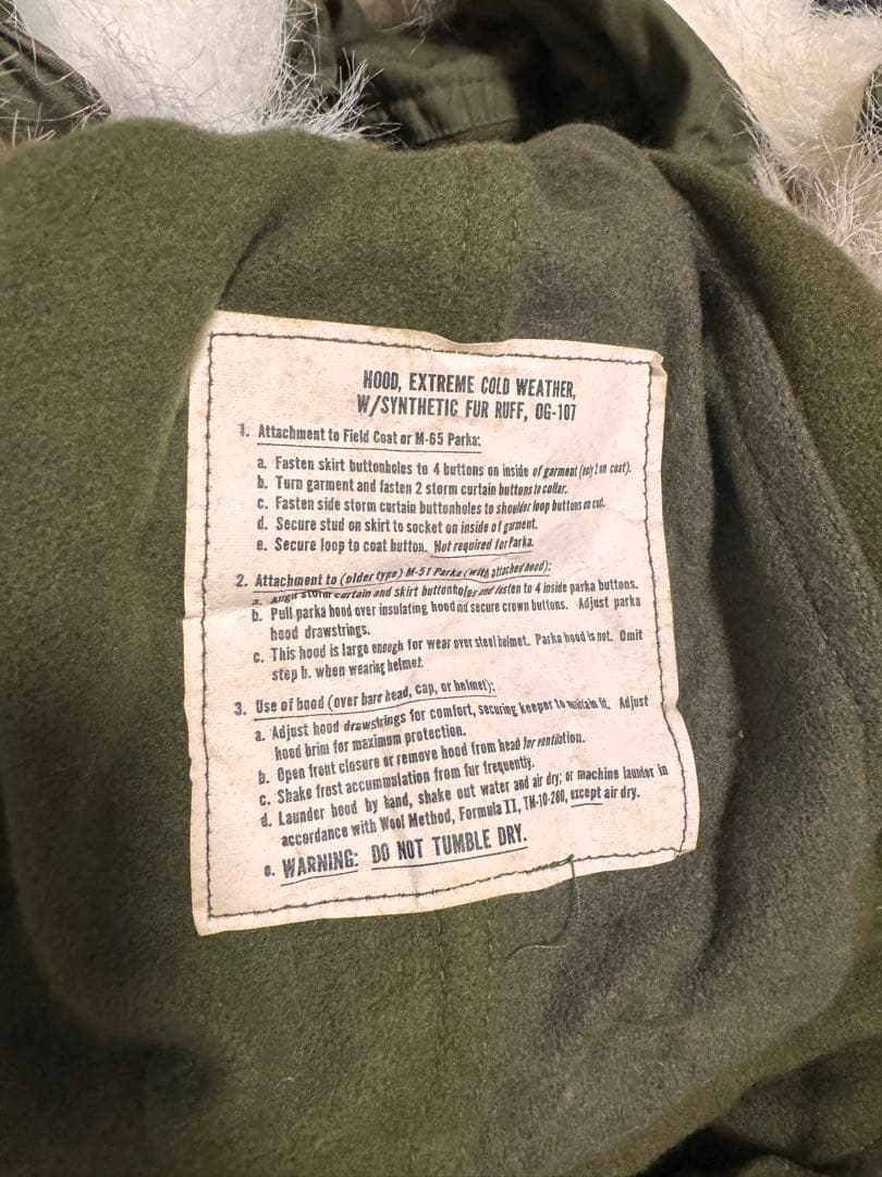 【名作 M-65 モッズコート】米軍実物 70s MEDIUM フルセット