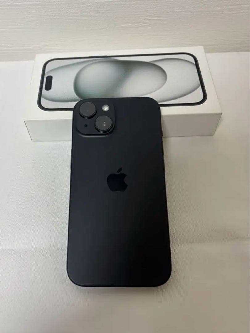 iPhone 15ブラック 本体 充電ケーブル付き 128GB