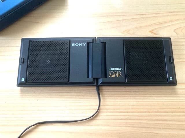 超希少品 整備済完全動作品 折りたたみ式スピーカー SONY SS-WM20