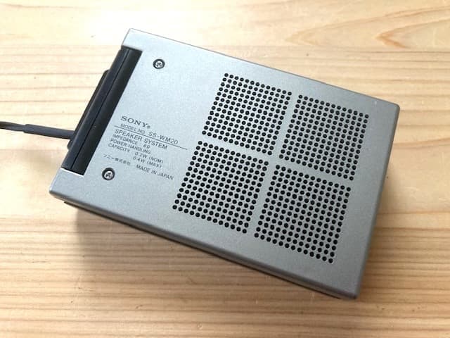 超希少品 整備済完全動作品 折りたたみ式スピーカー SONY SS-WM20