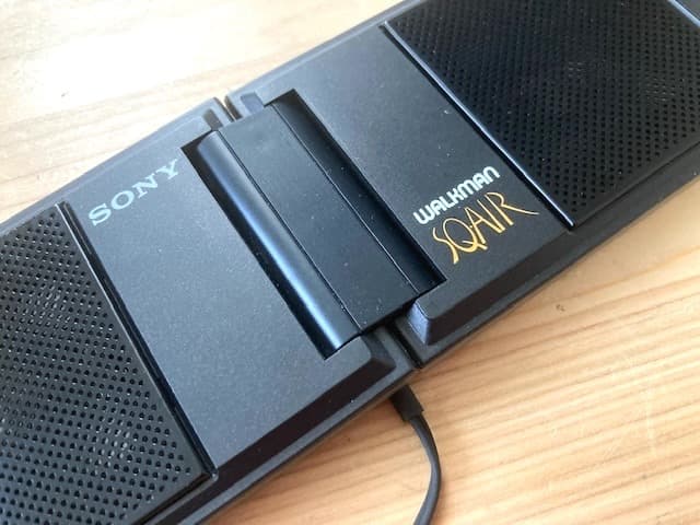 超希少品 整備済完全動作品 折りたたみ式スピーカー SONY SS-WM20