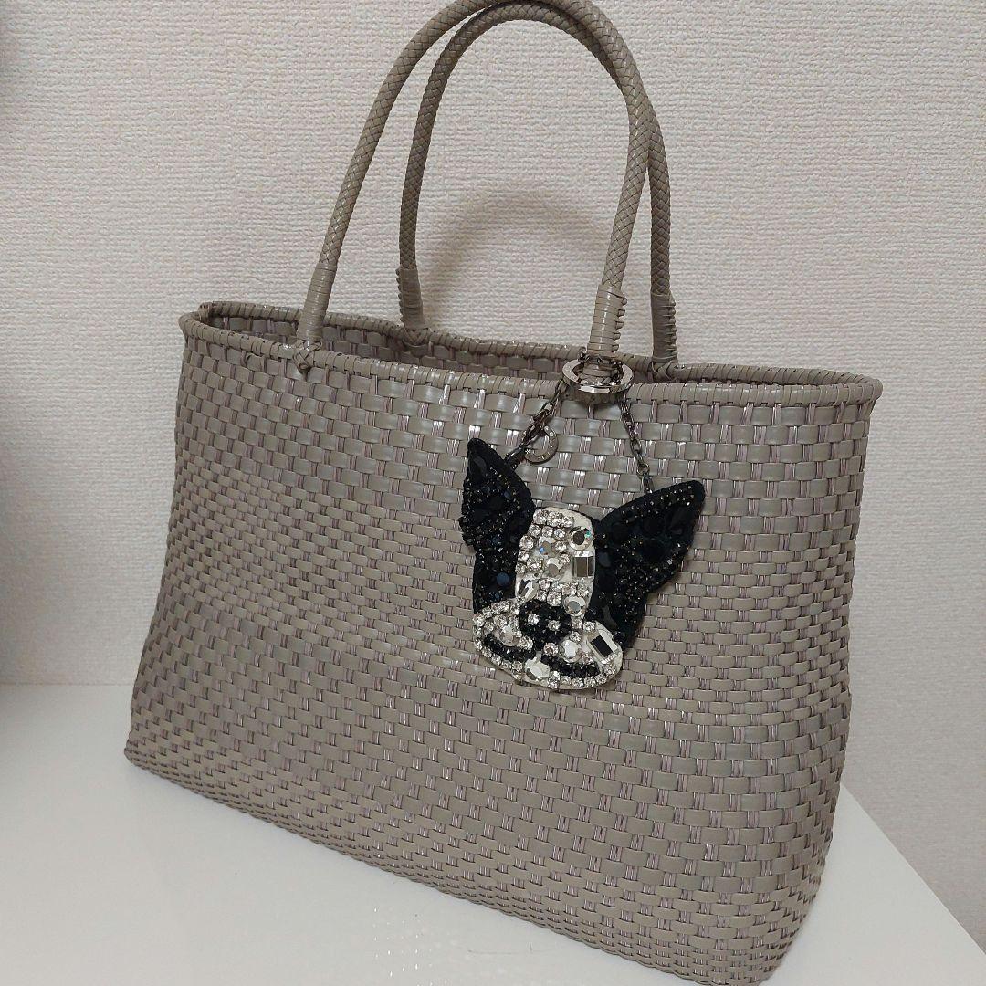 アンテプリマ イントレッチオ 横長 マットカーキ ワイヤーバッグ A4