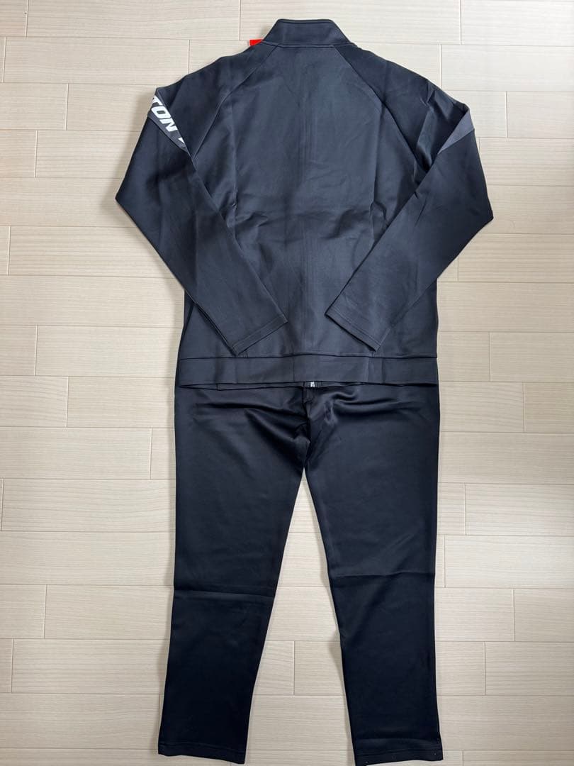 LI-NING バドミントン ウォームアップジャケット ブラック 上下セット