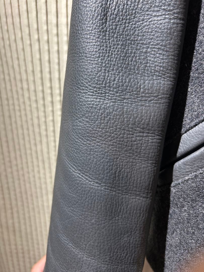 【BEAUTY & YOUTH スタジャン XL グレー】