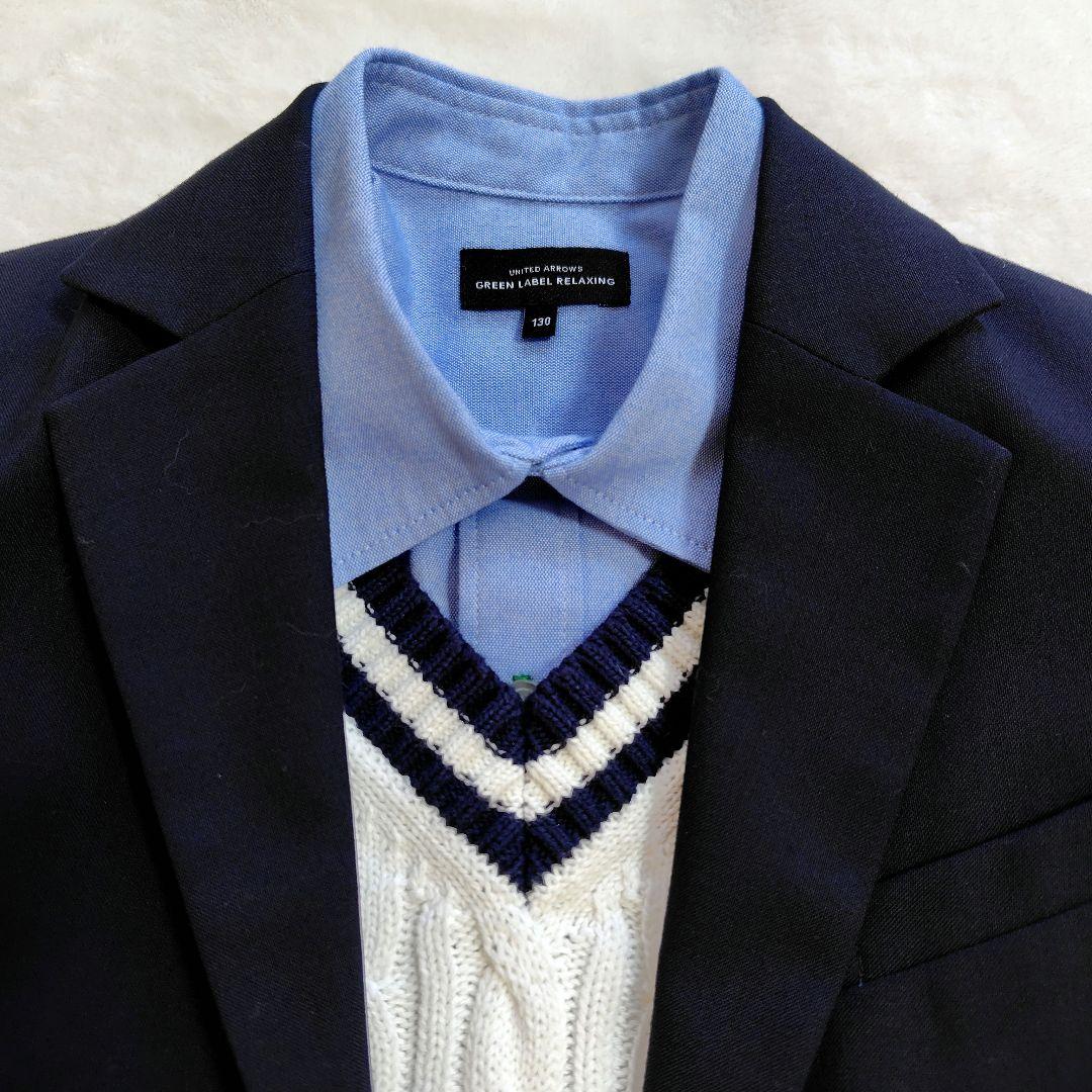 erick -aotan　 紺プレザースーツ 男の子120　2点セット