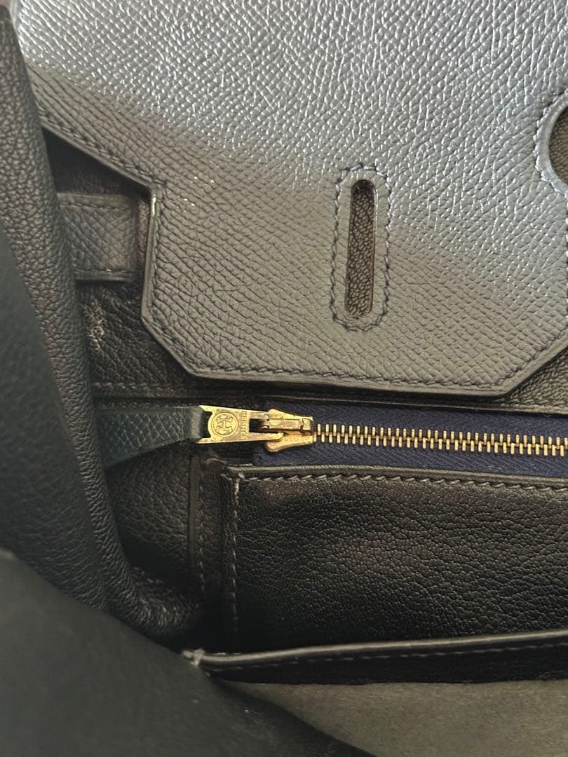 エルメス　バーキン35 ネイビー　ゴールド金具